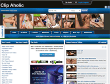 Tablet Screenshot of clipaholic.com